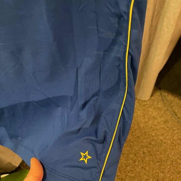 Lohla Sport Golf Womens Melissa Top M/L - Shortsleeve - Blue/Yellow - Picture 4 of 6